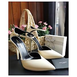 Saint Laurent-Saint Laurent Shoes-Beige