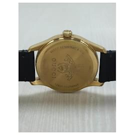Gucci-GUCCI G Timeless / Quartz Watch / Waterproof / Pot / Analog / Leather / Black-Black