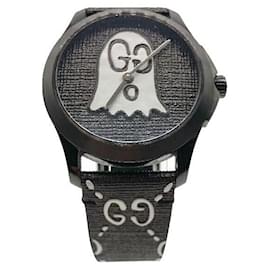 Gucci-GUCCI Quartz watch / analog /BLK-Black