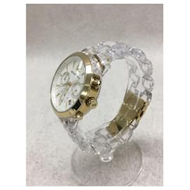 Michael Kors-MICHAEL KORS AUDRINA CLEAR ACETATE WATCH / Quartz watch / Analog / CLR-Other