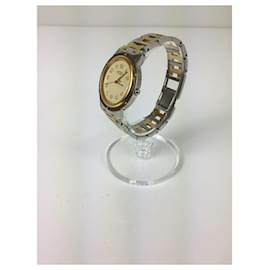 Hermès-HERMES Quartz watch / analog / stainless steel / CRM / clipper-Silvery