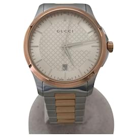 Gucci-GUCCI Quartz watch/ analog / G timeless / stainless steel / SLV-Silvery