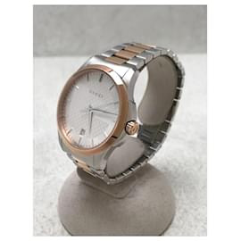 Gucci-GUCCI Quartz watch/ analog / G timeless / stainless steel / SLV-Silvery