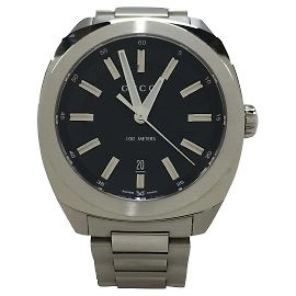 Gucci / Relógio Quartzo / Analógico / Preto Preto Prata