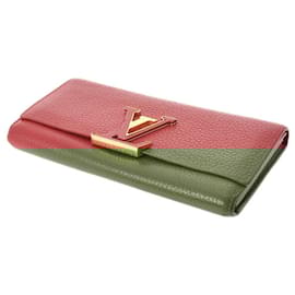 Louis Vuitton-Louis Vuitton Portefeuille capucines-Red