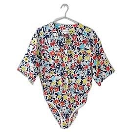 Top in seta Laurèl Multicolore