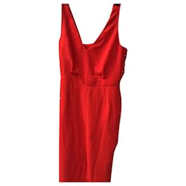 SéZane-Combinaison pantalon habillée jamais portée-Rouge