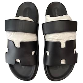 Hermès-Men Sandals-Black