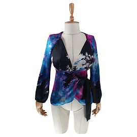 Top in seta Diane Von Furstenberg Multicolore