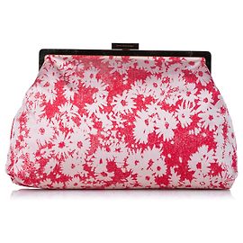 Stella Mc Cartney Pochette in tela Daisy rosa Stella McCartney Rosa Bianco