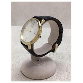 Paul Smith-Paul Smith Quartz watch / analog / leather / WHT / BLK-Black