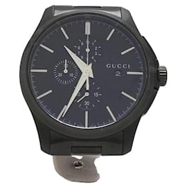 Gucci-GUCCI / Quartz Watch / Analog / BLK / GRY / G Timeless-Grey