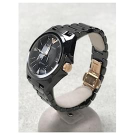Emporio Armani-EMPORIO ARMANI CERAMICA / Quartz watch / Analog-Black