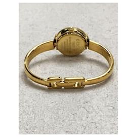 Gucci-GUCCI Quartz watch / analog / gold / 1400L / 2 hands / round face-Golden