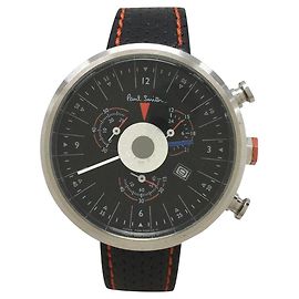 Paul Smith Quartz watch / analog / BLK / cycle chronograph Black