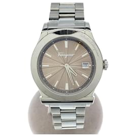 Salvatore Ferragamo-Salvatore Ferragamo Quartz watch / analog / stainless steel / SLV-Silvery
