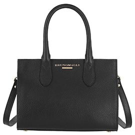 Bruno Magli Borsa a tracolla in pelle martellata Nero