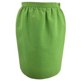 Gonna vintage Givenchy in verde lime Verde