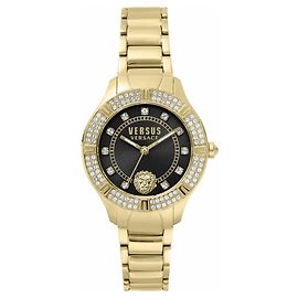 Orologio Versus Versace Canton Road Crystal D'oro Metallico