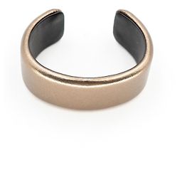 Bracelete de couro Brunello Cucinelli em couro bronze Metálico Bronze
