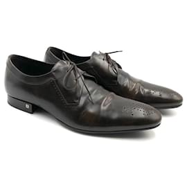 Louis Vuitton-Louis Vuitton shoes in brown spazzolato leather-Brown