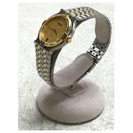 Gucci-GUCCI Quartz watch / analog / stainless steel / GLD / SLV-Silvery