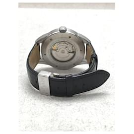 Versace-VERSACE Self-winding watch / analog / leather / SLV / BLK-Black