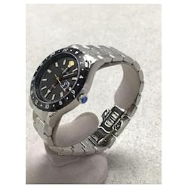 Versace-VERSACE Quartz watch / HELLENYIUM / analog / stainless steel / black / silver-Silvery