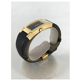 Versace-Versace / Quartz Watch / Analog / BLK-Black