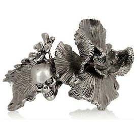 Bracciale Alexander McQueen Iris Skull Argento