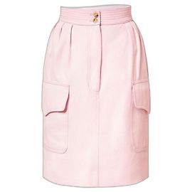 Falda Bert Essentiel Antwerp Rosa de Algodón Talla 38 Rosa