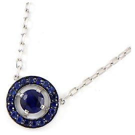 [Usado] BOUCHERON Collar Avalondo Circle Sapphire K18GT Azul