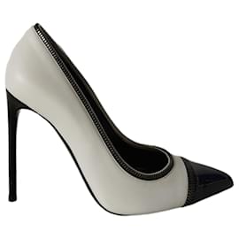 Tom Ford-Tom Ford white leather pumps-White