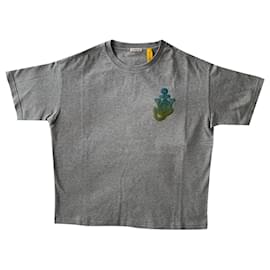 Moncler-Moncler Genius JWA grey t-shirt-Grey