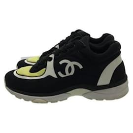 Chanel-**[Used] CHANEL Low-cut sneakers / 36 / 23.0 / BLK / Coco mark / Dirty / Secast-Black