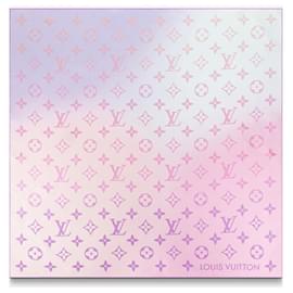 Louis Vuitton-Foulard foulard en soie LV neuf-Rose