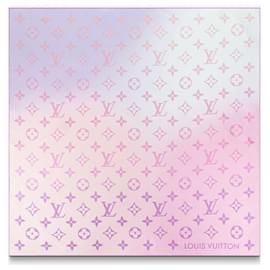 Louis Vuitton-LV Silk scarf foulard new-Pink