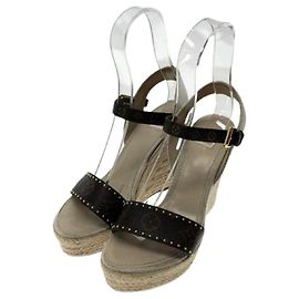 **[Used] LOUIS VUITTON Coastline line sandals / 39 Black