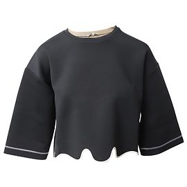 Kenzo Cropped Top in Black Polyester Black