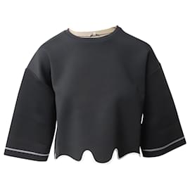 Kenzo-Kenzo Cropped Top in Black Polyester-Black