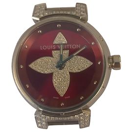 Autre Marque Relógio Tambor Forever Diamantes Aço Prata