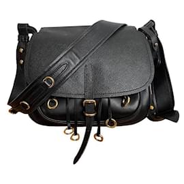 Prada-Corsaire bag in black Saffiano leather,-Black