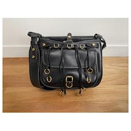 Prada-Corsaire bag in black Saffiano leather,-Black