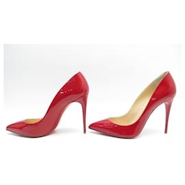 Christian Louboutin-CHRISTIAN LOUBOUTIN SHOES PUMPS SO KATE RED PATENT LEATHER 39.5-Red
