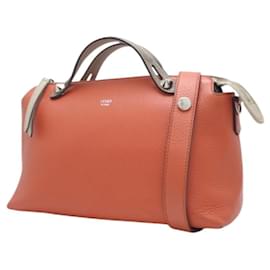 Fendi-[Used] FENDI BY THE WAY Medium Handbag Shoulder Bag-Orange