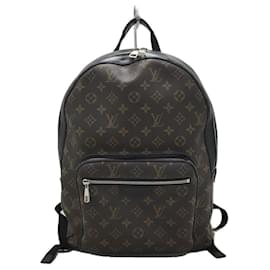 Louis Vuitton-LOUIS VUITTON Josh Monogram Maca Sir / PVC / BRW / Total Pattern-Marron