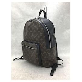 Louis Vuitton-LOUIS VUITTON Josh Monogram Maca Sir / PVC / BRW / Total Pattern-Marron