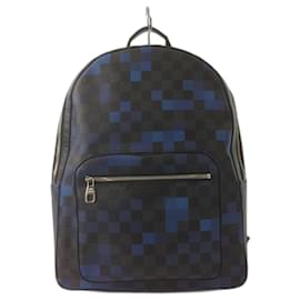Louis Vuitton-LOUIS VUITTON Used / Louis Vuitton Josh_Damie Graffit / Black / Blue / Backpack-Black