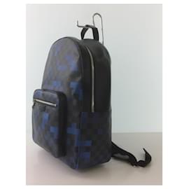 Louis Vuitton-LOUIS VUITTON Occasion / Louis Vuitton Josh_Damie Graffit / Noir / Bleu / Sac à dos-Noir