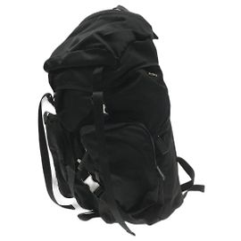 PRADA Rucksack / Nylon / schwarz / einfarbig Schwarz